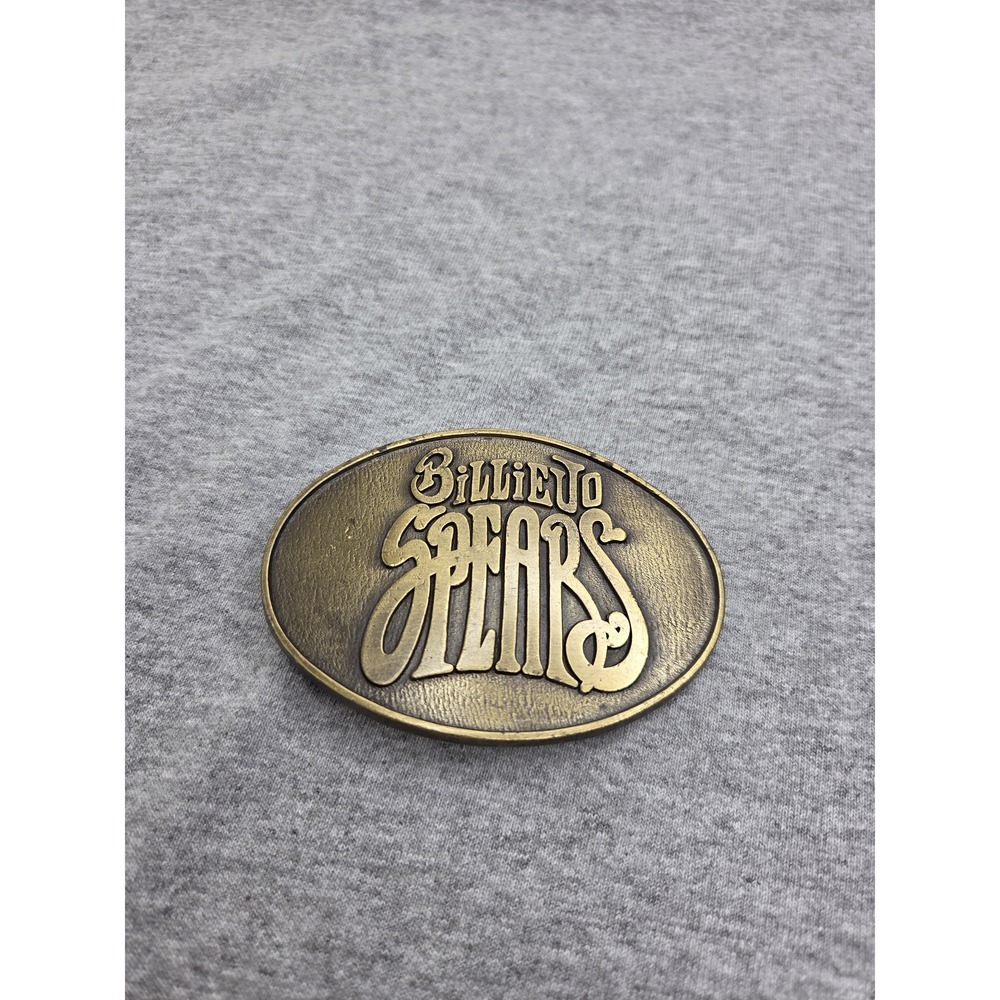 Billie Jo Spears Country Music Singer Brass Belt Buckle